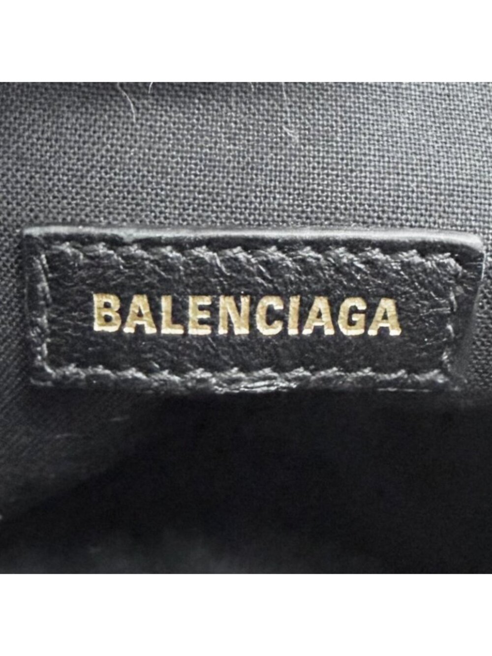 Balenciaga Monaco Arena Calfskin Camera Bag Chain Black Antique Gold - Picture 11 of 13
